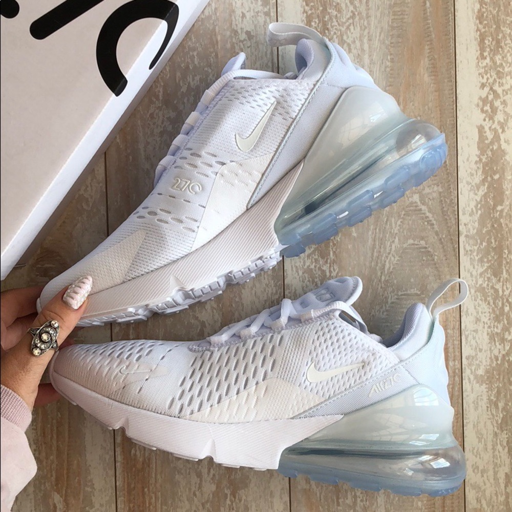 NWT Nike Air Max 270 Triple white - Picture 3 of 7
